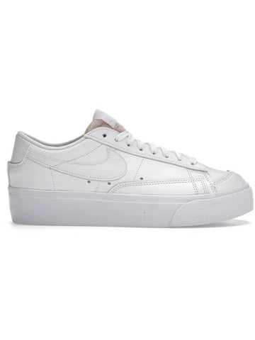 Blazer Low Platform Sneakers White - NIKE - BALAAN 1