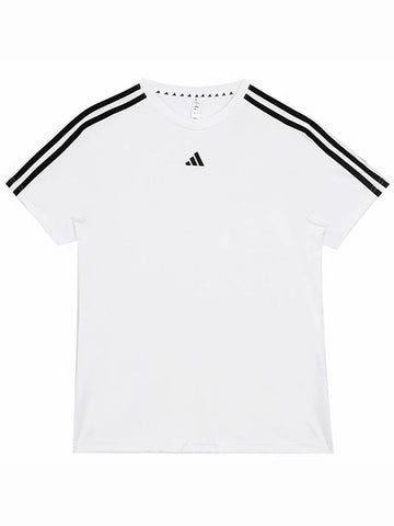 Train Essentials Aeroready 3S Short Sleeve T-Shirt White - ADIDAS - BALAAN 1