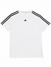 Train Essentials Aeroready 3S Short Sleeve T-Shirt White - ADIDAS - BALAAN 1