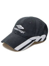 3B Sports Icon Ball Cap Black - BALENCIAGA - BALAAN 2