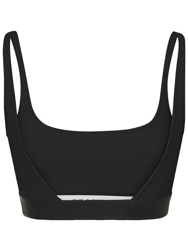 Signature Logo Tape Bra Black - TOM FORD - BALAAN 3