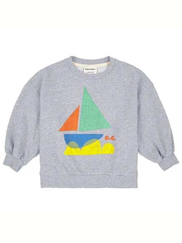 Kids Boat Sweat Sweatshirt 123AC037 910 - BOBO CHOSES - BALAAN 1