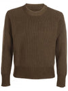 Men's Stitched Wool Knit Top Olive - MAISON MARGIELA - BALAAN 1