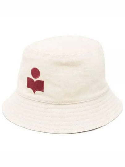 Haley Embroidered Logo Bucket Hat Ecru - ISABEL MARANT - BALAAN 2