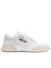 23FW Parker OG Sole Leather Low Sneakers A08FW702 WHITE - MIHARA YASUHIRO - BALAAN 1