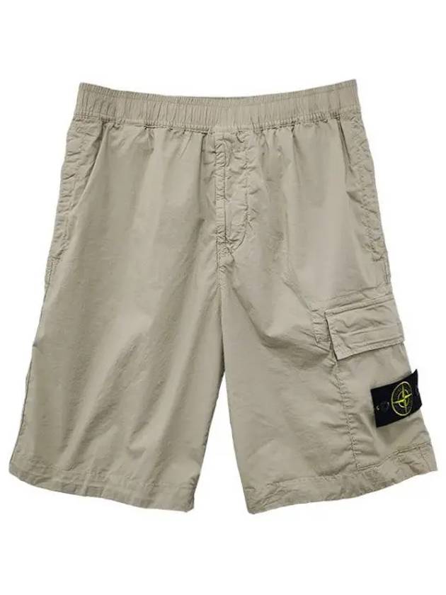 Compass Badge Bermuda Shorts Beige - STONE ISLAND - BALAAN 2