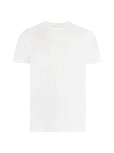 Short Sleeve T-Shirt 8N1TF01JCDZ 0100 White - EMPORIO ARMANI - BALAAN 1