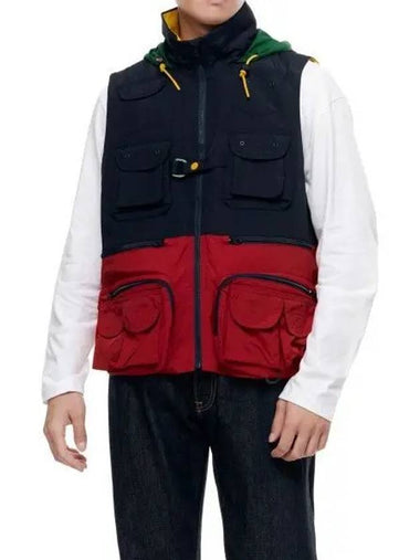 Water repellent utility vest navy - POLO RALPH LAUREN - BALAAN 1