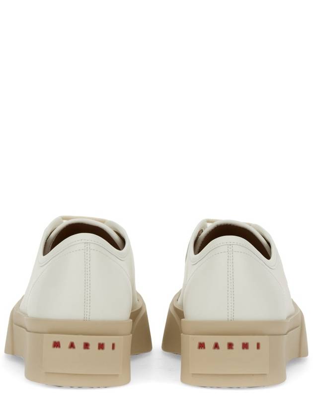 Pablo Platform Nappa Leather Low Top Sneakers Lilywhite - MARNI - BALAAN 3