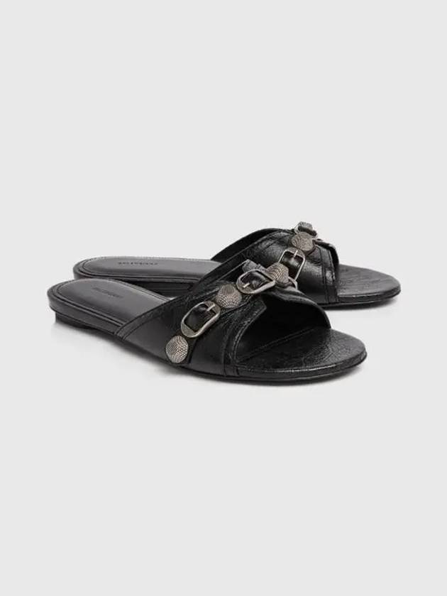 Cagole Flat Slipper Black - BALENCIAGA - BALAAN 10