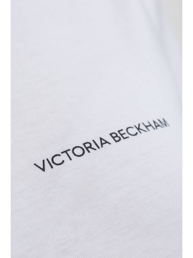 Victoria Beckham T-shirt With Logo, Women's, White - VICTORIA BECKHAM - BALAAN 5