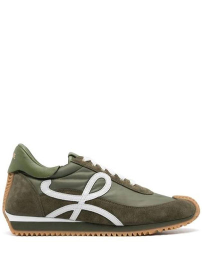 Flow Runner Low Top Sneakers Green - LOEWE - BALAAN 2