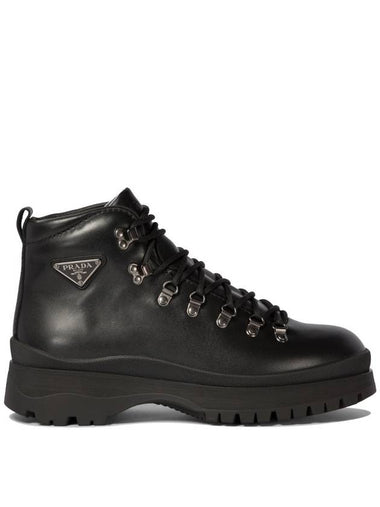 Brixen leather walker boots black - PRADA - BALAAN 1