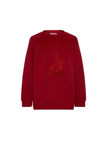 Max Mara RABBIT logo detail sweatshirt 2319210131600084 001 - MAX MARA - BALAAN 1