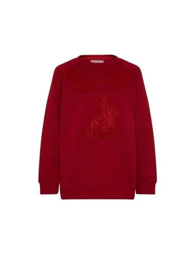 Max Mara RABBIT logo detail sweatshirt 2319210131600084 001 - MAX MARA - BALAAN 1