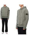 Signature Logo Patch Hoodie Sage Green - STONE ISLAND - BALAAN 3