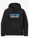 P 6 Logo Uprisal Hoodie Black - PATAGONIA - BALAAN 1