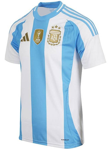 Argentina 24 Home Jersey Short Sleeve T-Shirt White Blue - ADIDAS - BALAAN 1