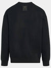 Women's Leather Patch Sweatshirt Black - WOOYOUNGMI - BALAAN 2