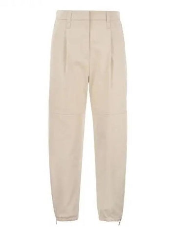 Pin tuck detail tapered pants 271116 - BRUNELLO CUCINELLI - BALAAN 1