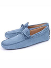 Gommino Nubuck Driving Shoes Blue - TOD'S - BALAAN 2