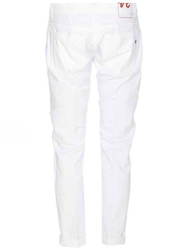 Denim Straight Pants UP232 BS0030U PTD 000 WHITE - DONDUP - BALAAN 3