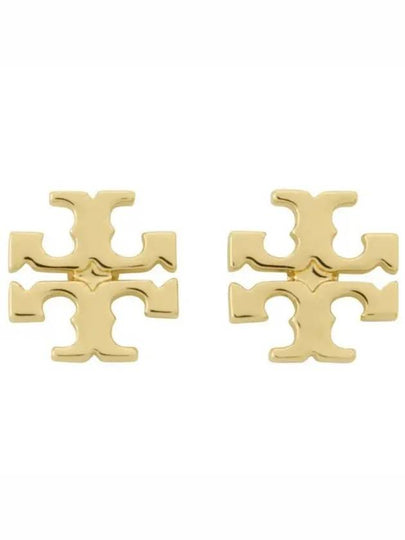 Logo Stud Earrings Gold - TORY BURCH - BALAAN 2