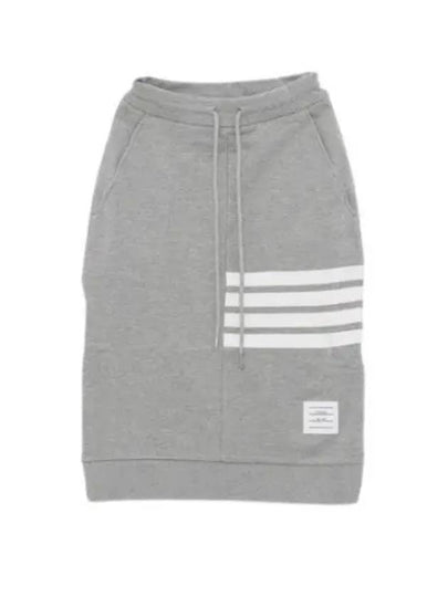 Women's 4-Bar Stripe Drawstring Skirt Grey - THOM BROWNE - BALAAN 2