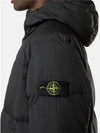 Men's Wappen Patch Crinkle Wraps Long Padding Black - STONE ISLAND - BALAAN 8