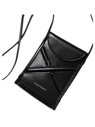 Curve Micro Calfskin Cross Bag Black - ALEXANDER MCQUEEN - BALAAN 2