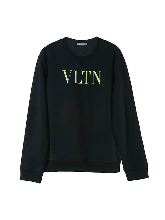 Men's VLTN Sweatshirt Black - VALENTINO - BALAAN 1
