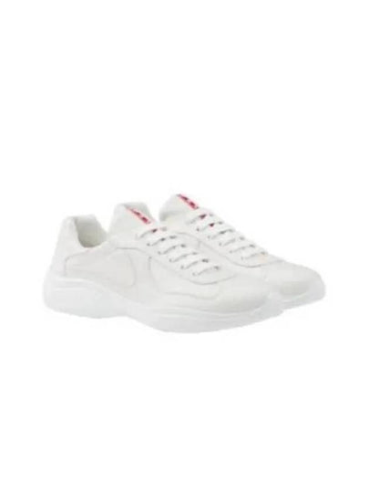 America's Cup Patent Leather Low Top Sneakers Grey - PRADA - BALAAN 2