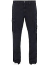 Wappen Patch Cargo Straight Pants Navy - STONE ISLAND - BALAAN 2