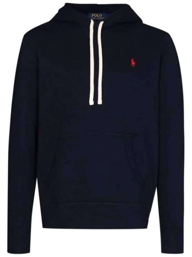 Embroidered Logo Pony Hoodie Navy - POLO RALPH LAUREN - BALAAN 2