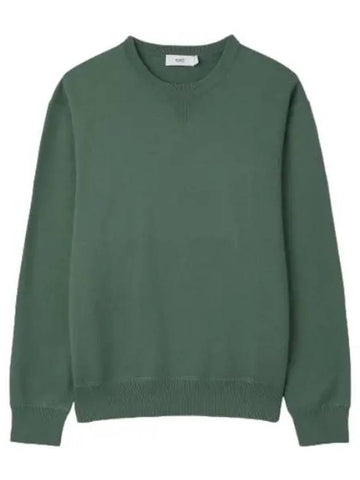 Knit Sweatshirt Dark Jade T Shirt - CLOSED - BALAAN 1