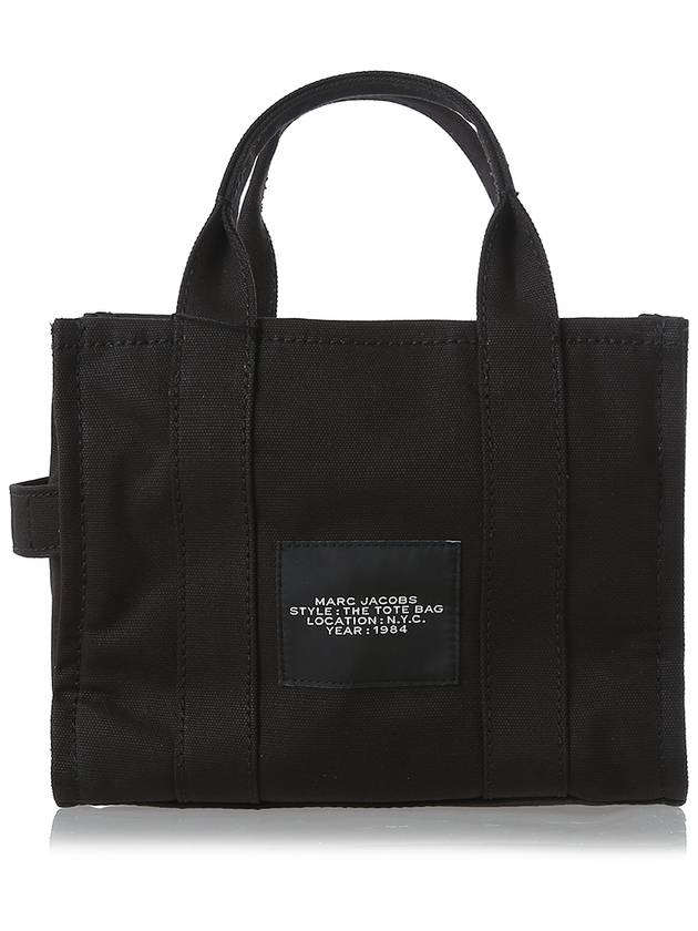 Logo Canvas Small Tote Bag Black - MARC JACOBS - BALAAN 4