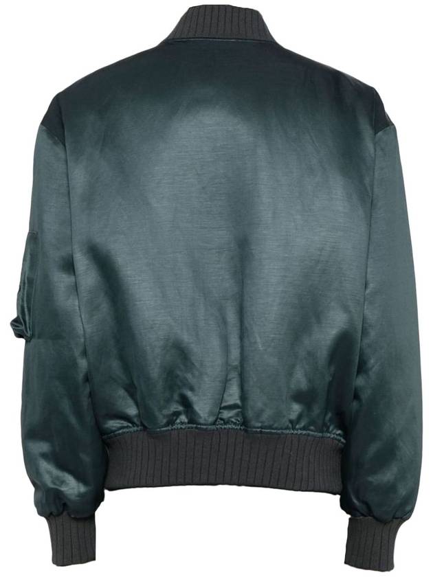 Bernardo Bomber Jacket Blue Grey - VIVIENNE WESTWOOD - BALAAN 3