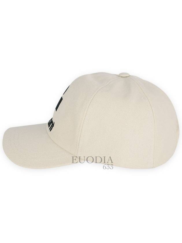 Tyron Embroidered Logo Ball Cap Ecru - ISABEL MARANT - BALAAN 6