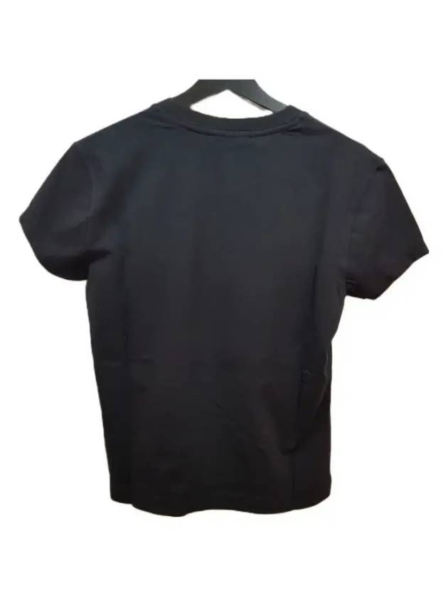 Rainbow Crew Neck Short Sleeve T-Shirt Black - ACNE STUDIOS - BALAAN 4