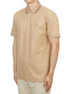 TB Embroidered Logo Polo Shirt Beige - BURBERRY - BALAAN 3