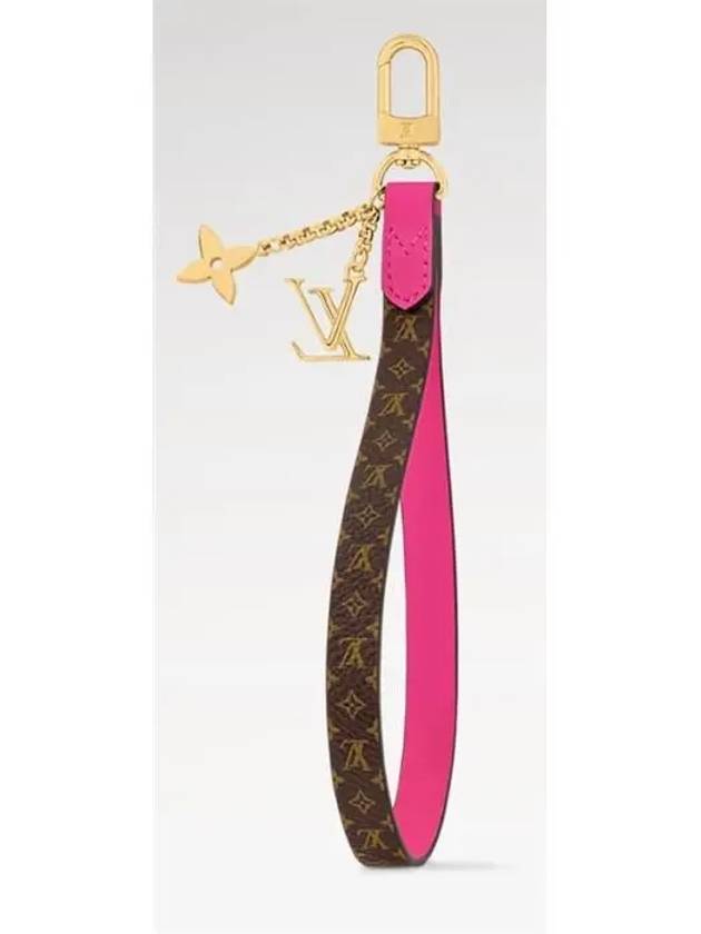 Maxi Dragonne Key Holder Pink - LOUIS VUITTON - BALAAN 3