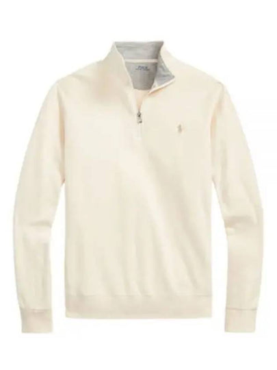 Pony Logo Half Zip-up Sweatshirt Cream - POLO RALPH LAUREN - BALAAN 2