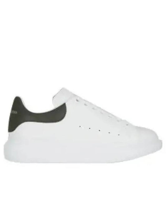 Men's Oversole Black Tab Low Top Sneakers White - ALEXANDER MCQUEEN - BALAAN 2