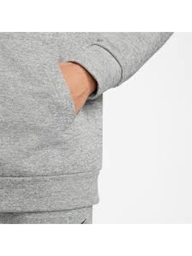 Full Zip-Up Fitness Hooded Jacket Grey - NIKE - BALAAN 5