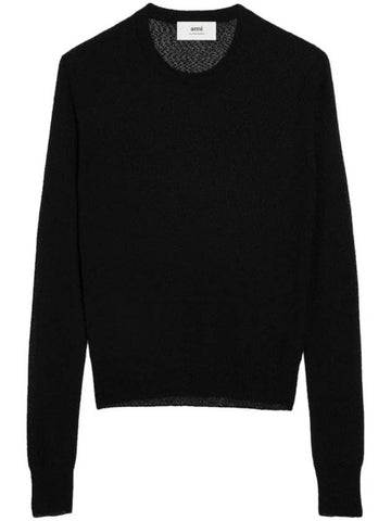 crew neck boucle jumper E24HKS037KN0044 - AMI - BALAAN 1