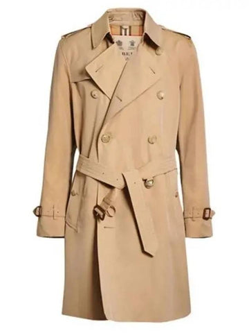 Kensington Beige Men s Trench Coat 271348 - BURBERRY - BALAAN 1