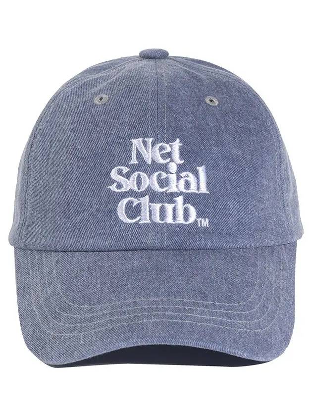 PIGMENT STITCH CAP SLATE BLUE - NET SOCIAL CLUB - BALAAN 7