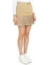 Golf Wear Women s Mini Pleated Skirt MLW 3B AE06 BEIGE - MARK & LONA - BALAAN 4