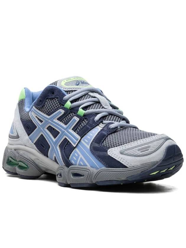 Gel Nimbus 9 Low Top Sneakers Steel Gray Blue - ASICS - BALAAN 3