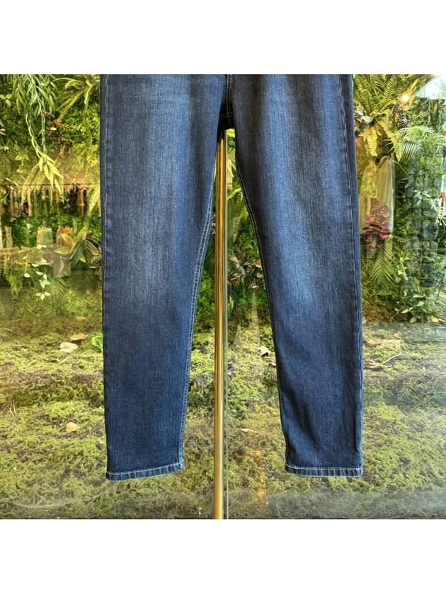 Denim Straight Jeans Blue - BRUNELLO CUCINELLI - BALAAN 4